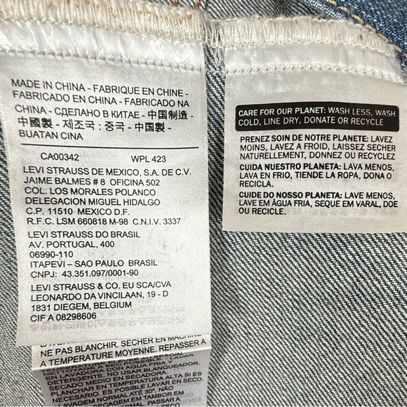 Levi's Blue Denim Jacket - Picture 13 of 14